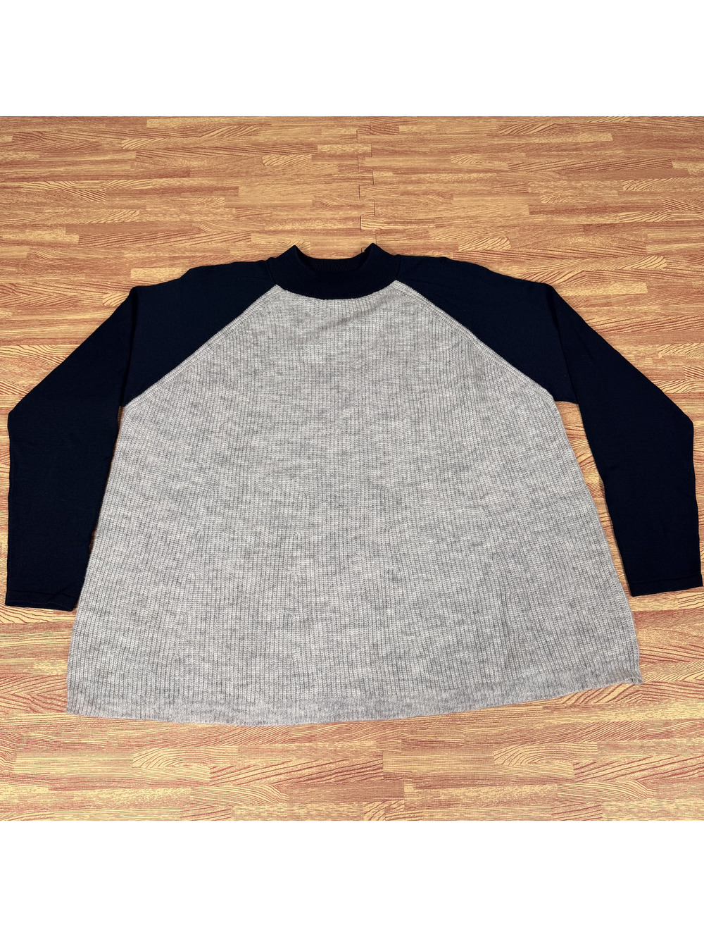 ASOS Women's Two-Tone Ribbed Pullover Sweater